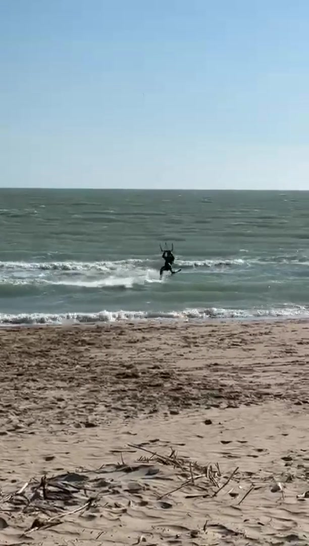 Rider in volo durante un salto
